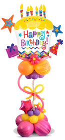 Happy Birthday Balloon Arrangement.