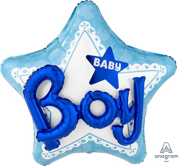 Celebrate Baby Boy 3 -D Effect !