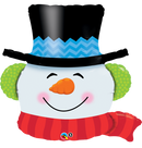 Shape Foil Smilin' Snowman