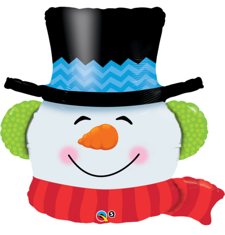 Shape Foil Smilin' Snowman