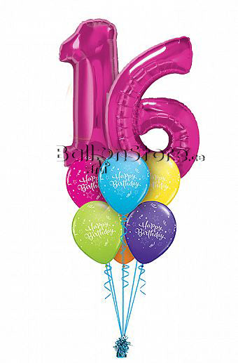 Any Two Number  Balloon Bouquet