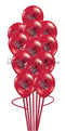 I Love You Print Balloon Bouquet -15 pcs. with weight