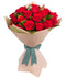 12 Red Roses Hand Tied Boquet