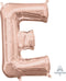 16inch Letter E Rose Gold - NON FLYING  Air-Filled Only