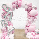 It's A Girl   Organic / Classic Balloon Arch  3DAYS NOTICE - Not Possible For Delivery