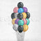 Assorted Chrome Elegant Black Sparkling Birthday Balloon Bouquet - 15count