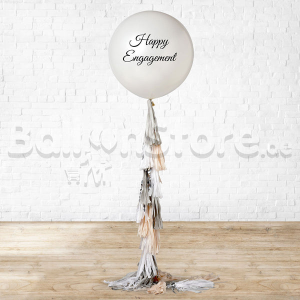 30inches Custom Text  / Personalized Balloon / Happy Engagement / Wedding if Logo (Upon approval if Possible)