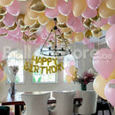 Royal Princess Pink Party Set-up Balloon Package - 75Ceiling Balloons