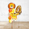 Any Singles Number King of the Jungle Safari Balloon Bouquet Set