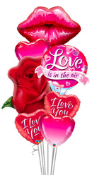 Smoochy Love is In the Air Rose Big Bouquet with Weight
