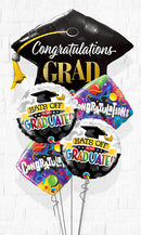 Graduation Grad Cap Balloon  Bouquet