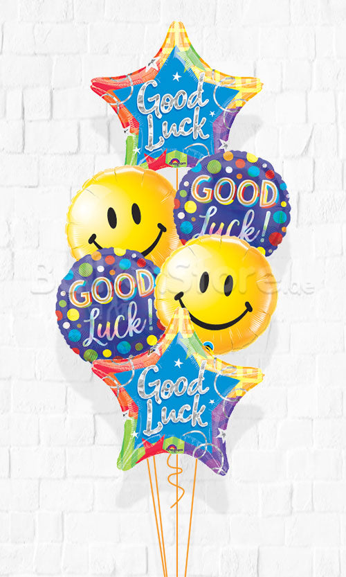 Good Luck Smiles Balloon Bouquet