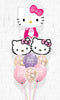 Hello Kitty Confetti Sparkle Birthday Balloon Bouquet