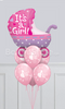 Giant Baby Girl Pink Stroller