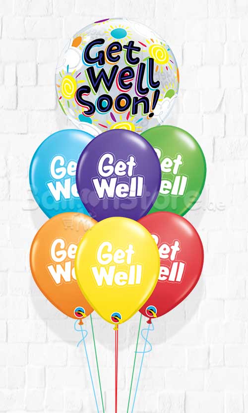 Sunshine Get well Balloons With Weight