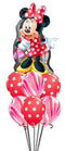 Minnie Full Body Polka Agate Balloon Bouquet