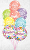 You're the Best Mother's Day Colorful Gems Balloon Bouquet