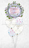 Bridal Shower Love & Leaves Polka Balloon Bouquet