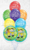 Cocomelon Birthday Candles Balloon Bouquet