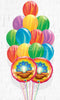 Diwali Festival of Lights Mixed Color Agate Latex BIG Balloon Bouquet