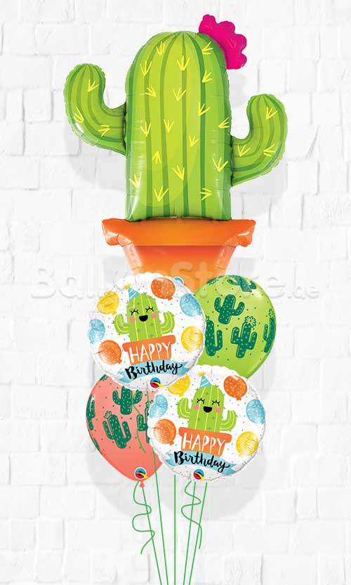 Potted Cactus Birthday Party Cactuses Balloon Bouquet