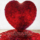 Deluxe Red Roses Heart Arrangement - PRE-ORDER 3days before Delivery PRE-STANDING