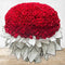 500pcs Red as Lips Roses Big Hand Bouquet
