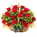 24 Red Roses Basket of Love