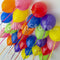 Rainbow Color Helium Balloons - 25count