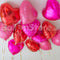 Love & Romance Heart Foil  Helium Balloons - 12count