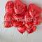 Love Red Heart Foil  Helium Balloons - 12count
