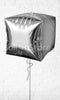 Cubez Silver Colour Balloon - Helium Filled