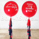 Set of 2 30inches Custom Text  / Personalized Balloon / Happy Birthday / Any Text