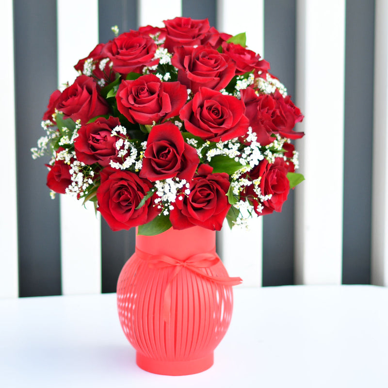 LoveAble Red Roses Arrangement