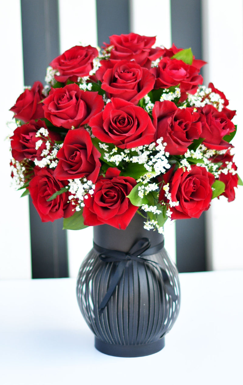 LoveAble Red Roses Arrangement