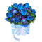 Bluer than Blue Roses & Orchid Arrangement