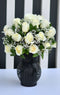 Sophisticated White Roses Arrangement