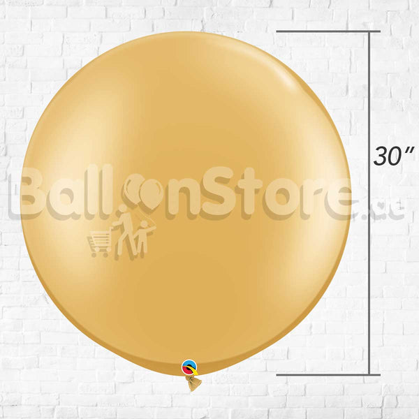 Giant Metallic Gold Color Latex Balloon  - Helium Inflated