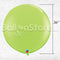 Giant Standard LimeGreen Color Latex Balloon Helium Inflated