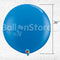 Giant Standard Dark Blue Color Latex Balloon Helium Inflated