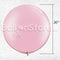 30inches Giant Pearl Pink Color Latex Balloon  - Helium Inflated