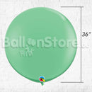 36inches Giant Standard WinterGreen Color Latex Balloon Helium Inflated