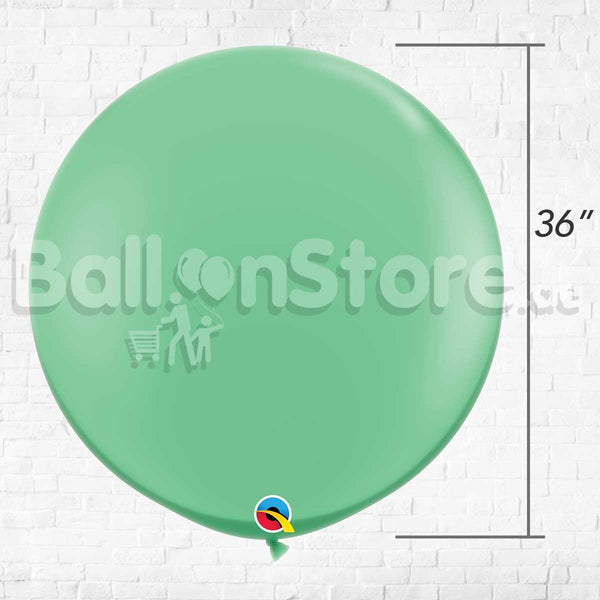 36inches Giant Standard WinterGreen Color Latex Balloon Helium Inflated