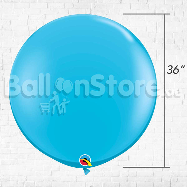 36inches Giant Standard Robin's Egg Blue Color Latex Balloon Helium Inflated