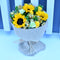 Sunny Sunshine SunFlower Fresh Flower Hand Bouquet