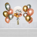 Customized Bubble and Chrome Balloon Set