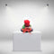 Infinity Rose Red Small Glass Dome