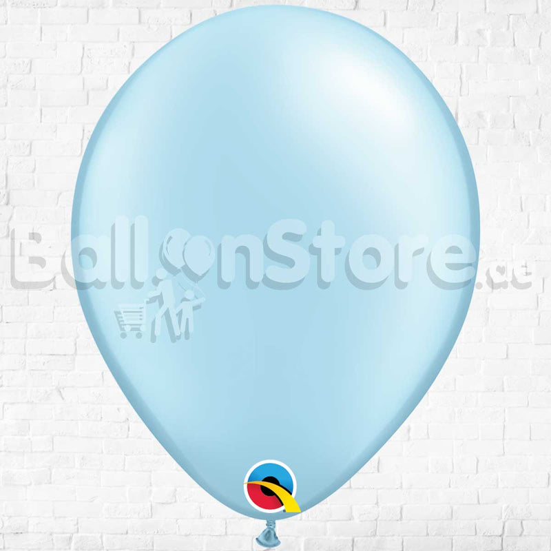 Pearl Light Blue Latex Balloon