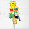 Summer Get-Away Party Party All Foil Balloon Bouquet
