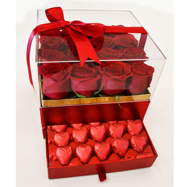 Love Symbol Roses Box